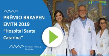 Banner com 3 pessoas com jaleco branco referente ao premio braspen EMTN 2019