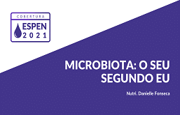 Banner ESPEN 2021 sobre Microbiota.