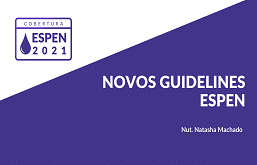 Banner ESPEN 2021 sobre Novos Guidelines ESPEN