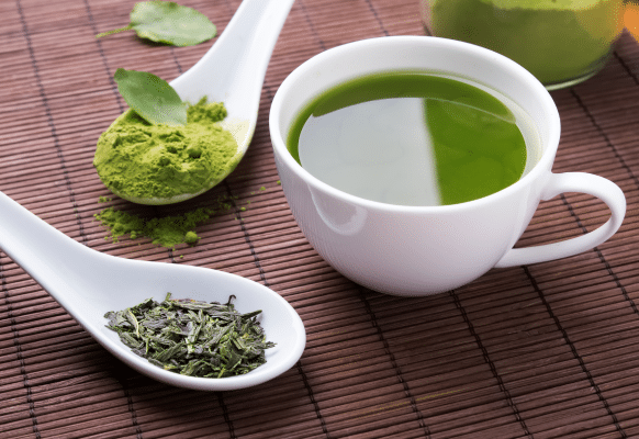 Chá verde e pós-cirúrgico
