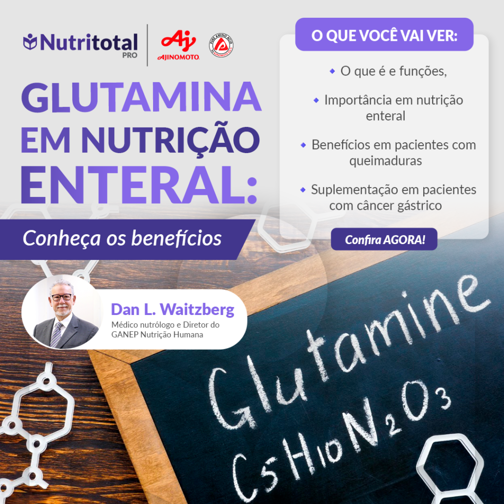 glutamina em nutrição enteral