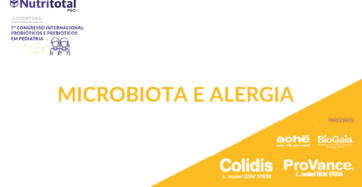 banner referente a microbiota e alergia.