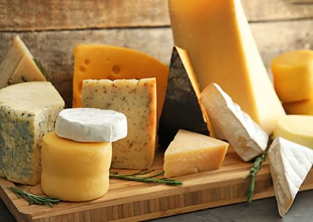 gordura nos queijos