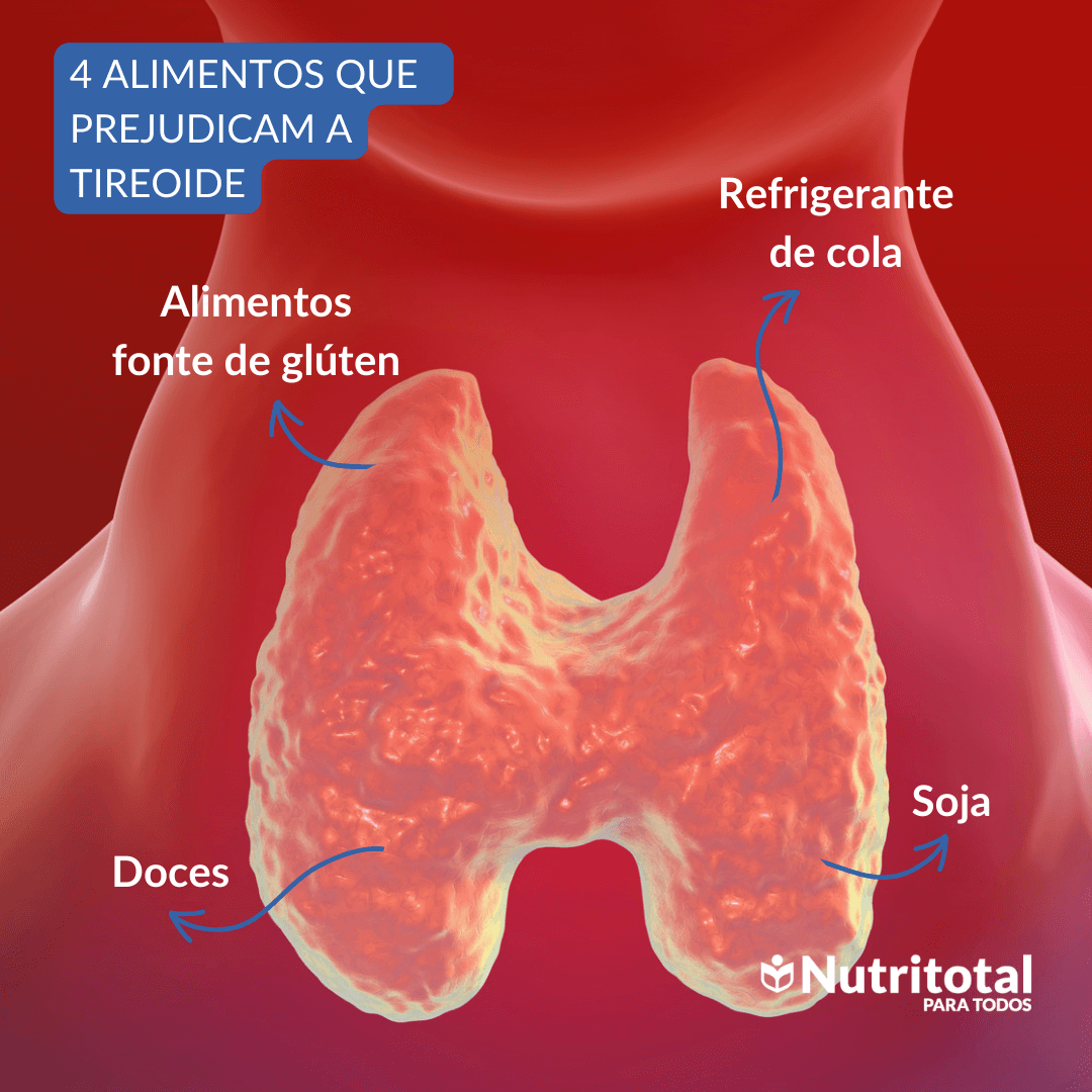4 alimentos que prejudicam a tireoide