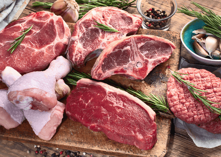 Proteína em cada tipo de carne | Imagem:shutterstock