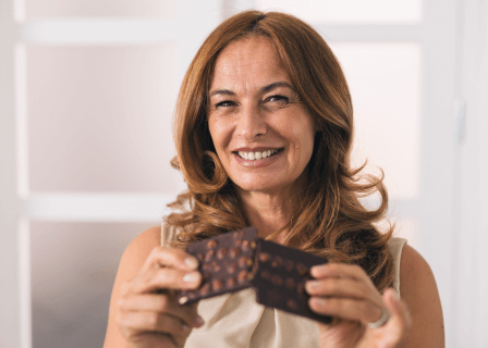 chocolate pós-menopausa